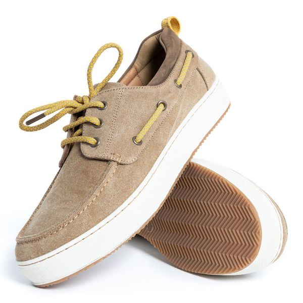 BOATSHOE waxed cotton canvas